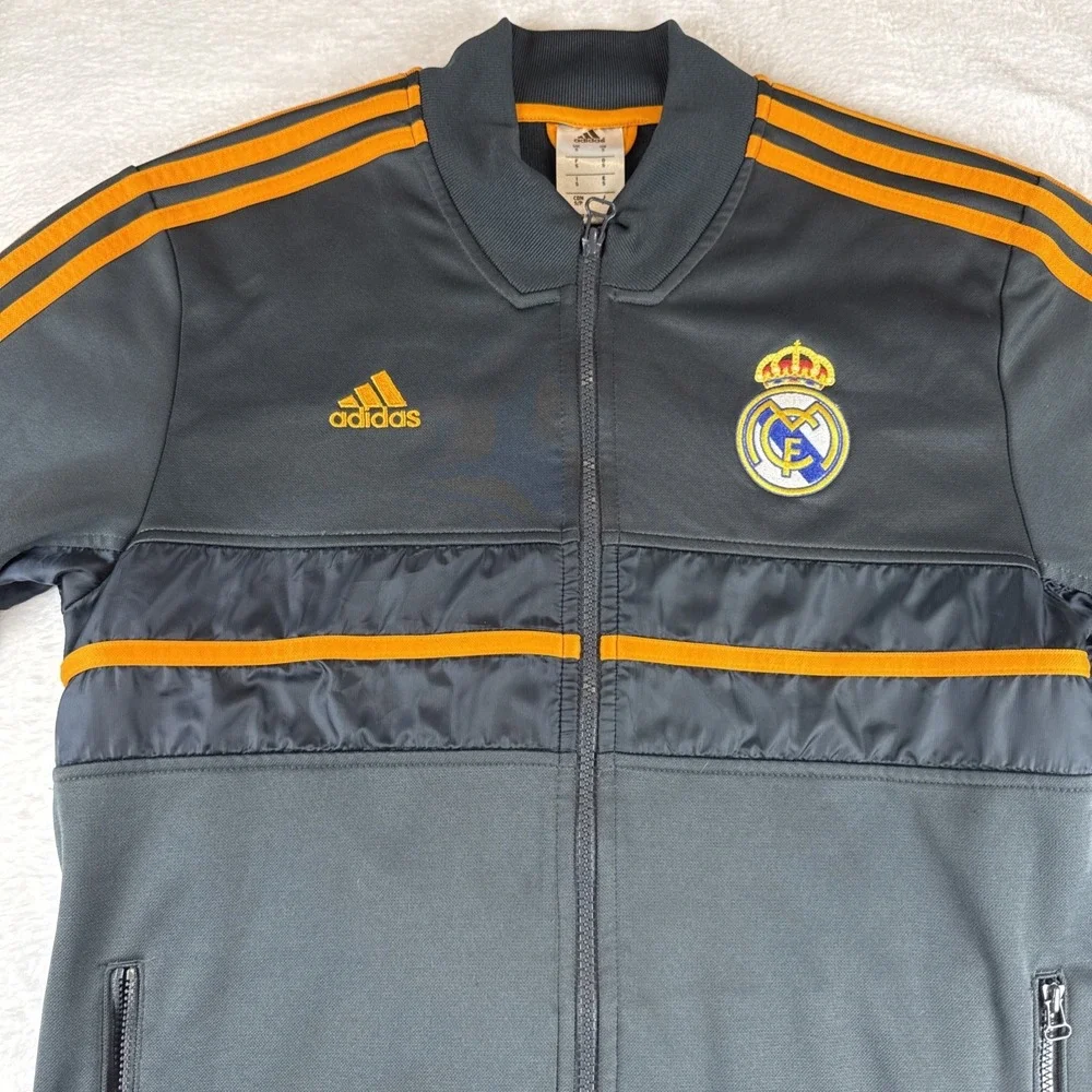 Real Madrid Adidas Anthem Track Football Jacket 2013/2014 G83290 Soccer Spain S